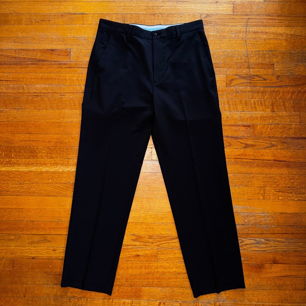 FootJoy FJ Mens Black Golf Pants Straight Fit W34 L32‎ Stretch Performance